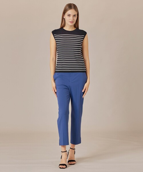 MACKINTOSH LONDON(マッキントッシュ ロンドン)の「ホールガーメントボーダープルオーバー(Tシャツ/カットソー・レディース・ネイビー/グリーン・38/40)」の10枚目の写真
