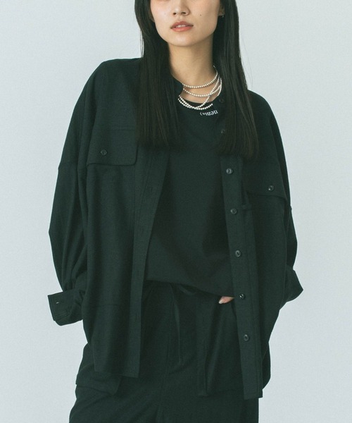 (GENE HEAVENS)WORK POCKET BIG SHIRT