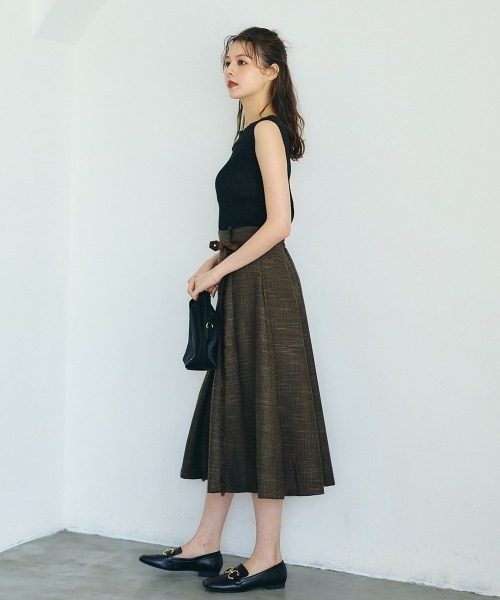 12Twelve Agenda(トゥエルブ アジェンダ)の「前後2wayドライタッチノースリーブリブニットプルオーバー(ニット/セーター・レディース・ブラック/ブルー/ライトグレー/オフホワイト・M)」の11枚目の写真