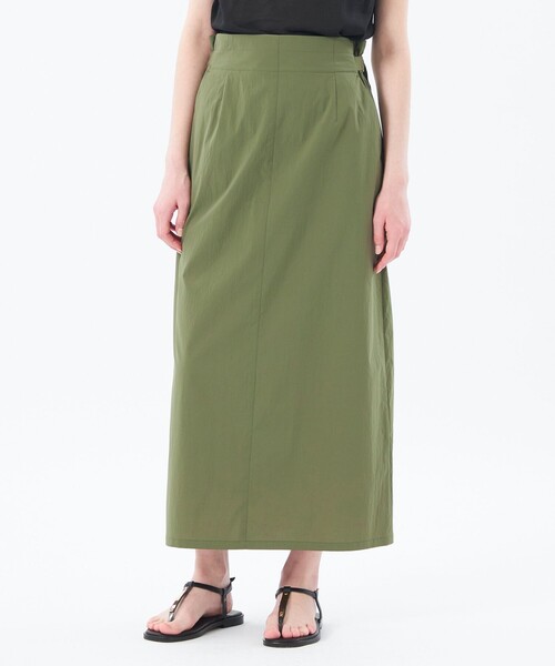 MACKINTOSH PHILOSOPHY（ﾏｯｷﾝﾄｯｼｭ ﾌｨﾛｿﾌｨｰ）の「タイプライターロングレインスカート（スカート・レディース・カーキ/ブラック/ベージュ・34/36/38）」の3枚目の写真