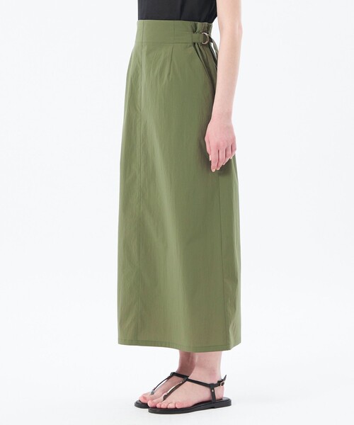 MACKINTOSH PHILOSOPHY（ﾏｯｷﾝﾄｯｼｭ ﾌｨﾛｿﾌｨｰ）の「タイプライターロングレインスカート（スカート・レディース・カーキ/ブラック/ベージュ・34/36/38）」の8枚目の写真