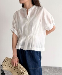 fredy emue | クロップドハーフスリーブブラウス(シャツ/ブラウス)