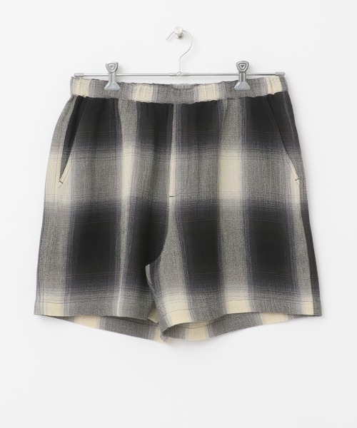 URBAN RESEARCH Sonny Label(アーバンリサーチサニーレーベル)の「オンブレチェックイージーショートパンツ(その他パンツ・メンズ・ブラック/ネイビー・MEDIUM/LARGE)」の12枚目の写真