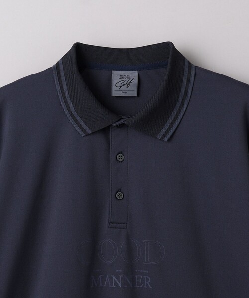 【美品】UNITED ARROWS GOLF M ゴルフ ポロシャツ ネイビー セール】メンズ ロゴ ポロシャツ（ポロシャツ）｜UNITED ARROWS