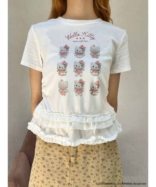 tシャツ ANGEL「HELLO KITTY」 ENCYCLOPEDIA TEE レディース ANGEL【HELLO KITTY】 ENCYCLOPEDIA TEE（Tシャツ/カットソー