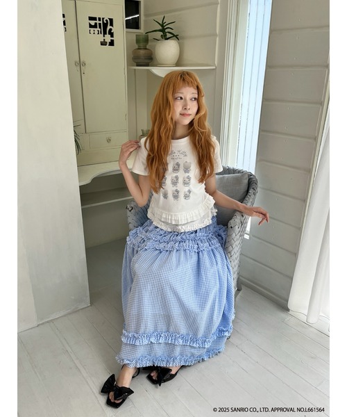 sanrio（サンリオ）の「ANGEL【HELLO KITTY】 ENCYCLOPEDIA TEE（Tシャツ/カットソー・レディース・ブルー系/ブラック系/ピンク系・FREE）」の22枚目の写真