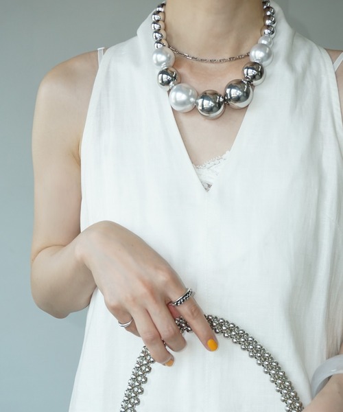 ２ウェイ！BOUCLE mi-longネックレス＆ブレスレットべっ甲 2ウェイ！BOUCLE mi-longネックレス＆ブレスレットべっ甲