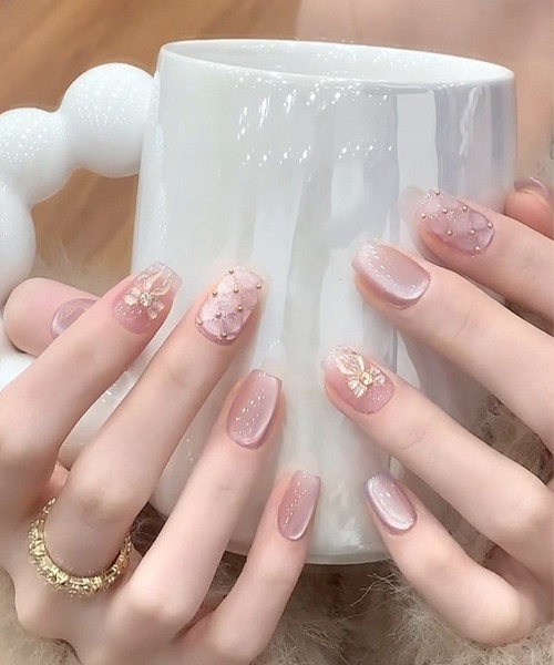 セール】簡単にネイルチップハンドネイルチップデコストーン