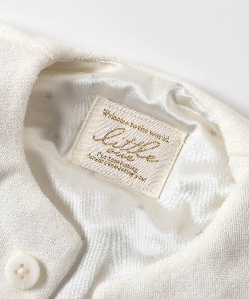 apres les cours（アプレレクール）の「パイルベビーベスト（その他ベビーウェア・キッズ・アイボリー/ピンク・70/80）」の4枚目の写真