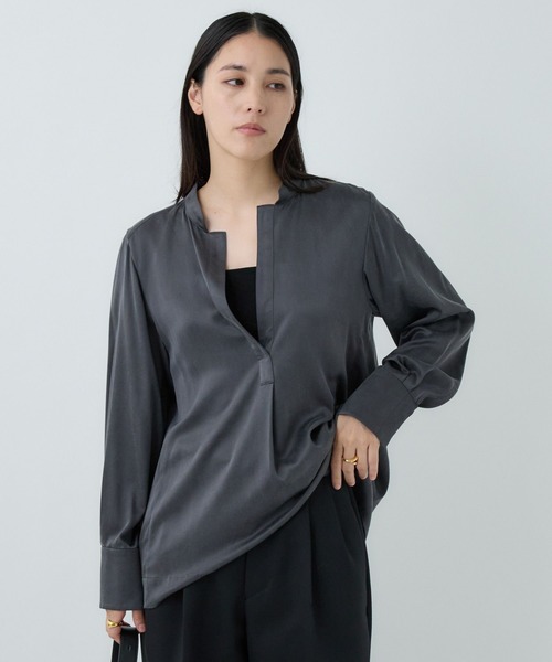 Chaos(カオス)/モーラスタンドスキッパーブラウス 【セットアップ可