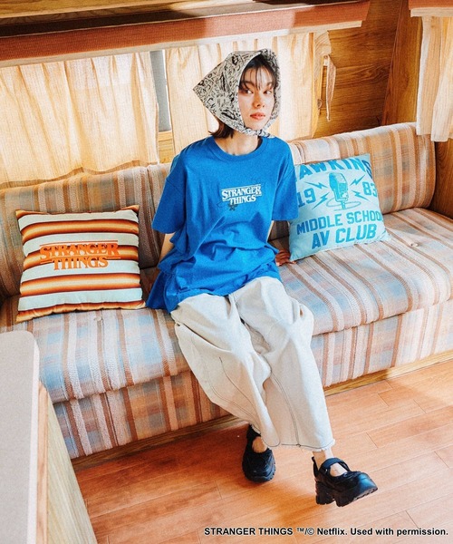 セール】【STRANGER THINGS】コラボ サイドフリルTシャツ（T