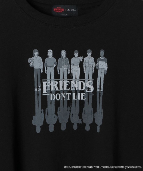 STRANGER THINGS】コラボ サイドフリルTシャツ（Tシャツ