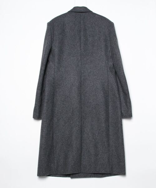 JOHN LAWRENCE SULLIVAN（ジョンローレンスサリバン）の「JOHN LAWRENCE SULLIVAN MELTON DOUBLE BREASTED CHESTERFIELD COAT (1B003-0225-08)（その他アウター・メンズ・ブラック/グレー・48）」の5枚目の写真