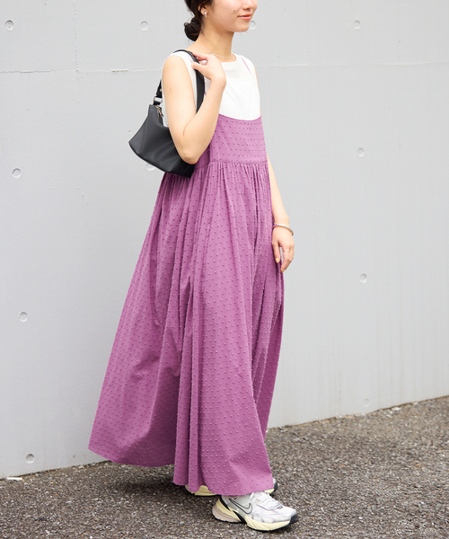 SLOBE IENA エアリーギャザーキャミワンピースセット SLOBE IENA（スローブイエナ）の「《追加/2枚セット》エアリー