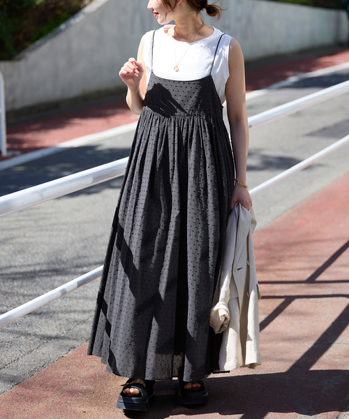 新品IENA エアリーキャミワンピース IENA（イエナ）の「エアリーキャミワンピース（ワンピース