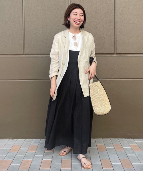 SLOBE IENA エアリーギャザーキャミワンピースセット 2枚セット/一部カラーWEB・店舗限定》エアリーギャザーキャミ