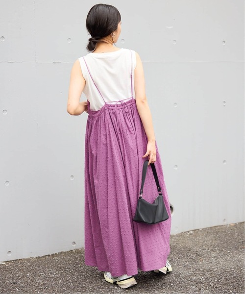 SLOBE IENA エアリーギャザーキャミワンピースセット スローブ イエナ SLOBE IENA 《追加/2枚セット/WEB限定