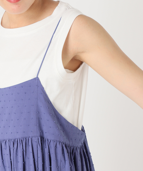 スローブイエナ2枚セットエアリーギャザーキャミワンピースセット SLOBE IENA（スローブイエナ）の「《追加/2枚セット》エアリー