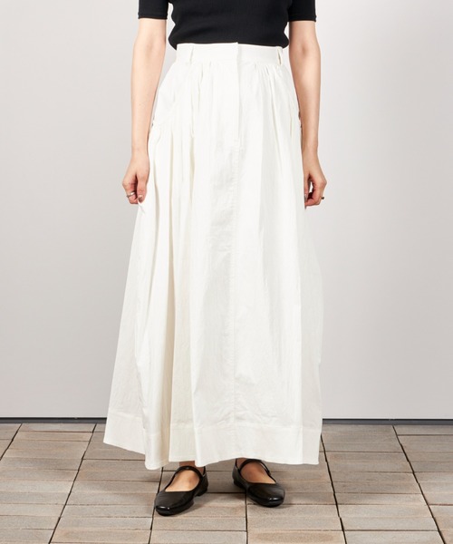 CLANE クラネ　スカート セール】【CLANE/クラネ】FRONT ZIP FLARE SKIRT/フロントジップ