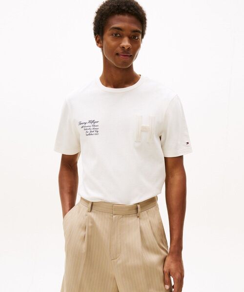 バーシティヒルフィガーTシャツ（Tシャツ/カットソー）｜TOMMY