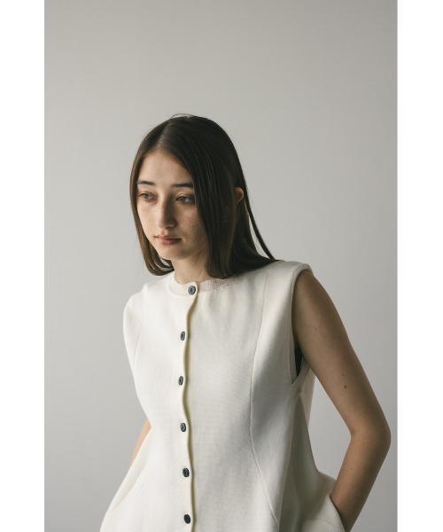 ドライニットフレアベスト（ベスト）｜STYLEMIXER（スタイル