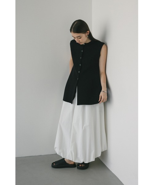 ドライニットフレアベスト（ベスト）｜STYLEMIXER（スタイル