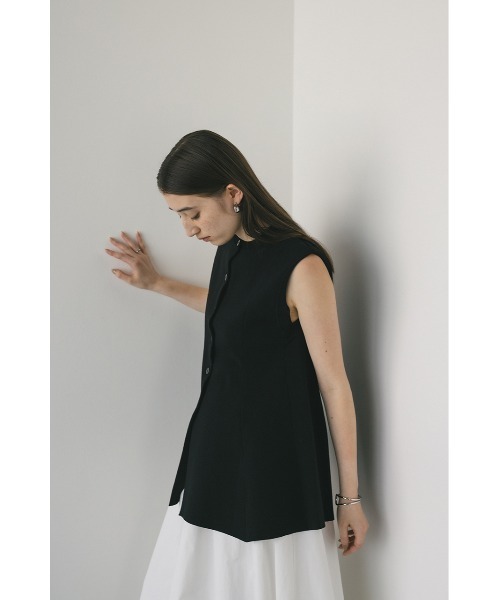 STYLEMIXER(スタイルミキサー)の「ドライニットフレアベスト(ベスト・レディース・ブラック/ホワイト・FREE)」の16枚目の写真