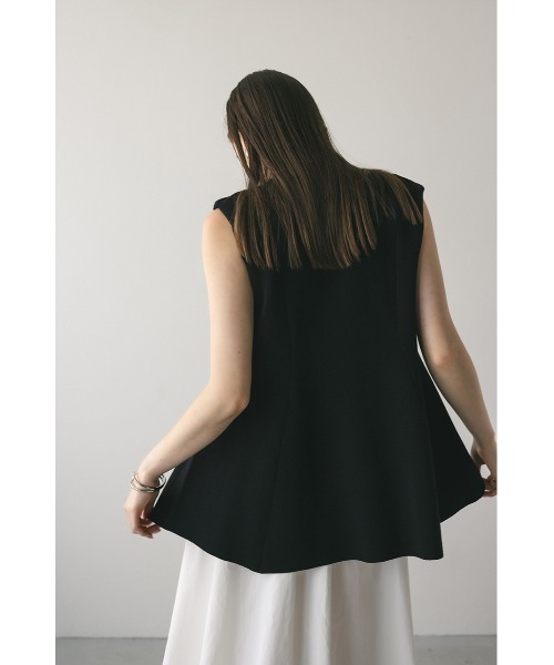 STYLEMIXER(スタイルミキサー)の「ドライニットフレアベスト(ベスト・レディース・ブラック/ホワイト・FREE)」の17枚目の写真