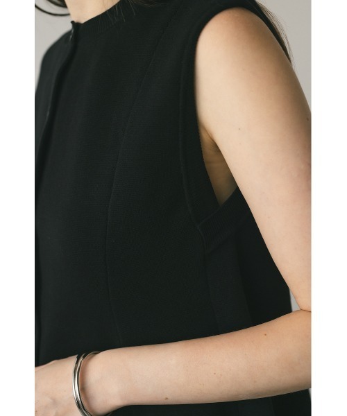 STYLEMIXER(スタイルミキサー)の「ドライニットフレアベスト(ベスト・レディース・ブラック/ホワイト・FREE)」の21枚目の写真