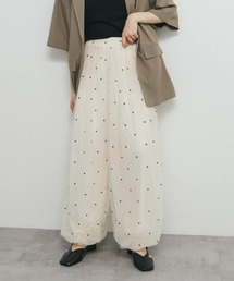 KBF | フロッキードットチュールバルーンパンツ(その他パンツ)