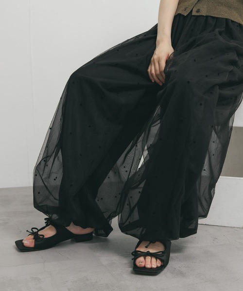 セール】フロッキードットチュールバルーンパンツ（その他パンツ