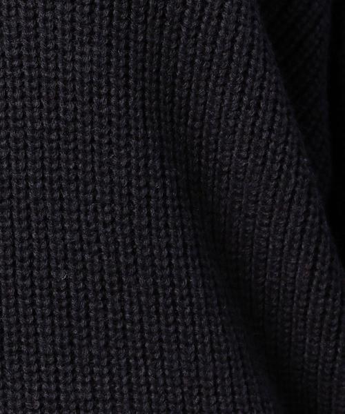 BEAUTY&YOUTH UNITED ARROWS(ビューティーアンドユースユナイテッドアローズ)の「BY バルキー畦Vネックニットプルオーバー◆(ニット/セーター・レディース・オフホワイト/オレンジ/ネイビー・フリー)」の13枚目の写真