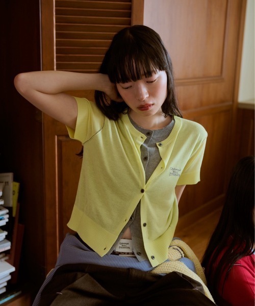 common gull products.（コモンガルプロダクツ）の「2つで1つのカーディガン晴天（カーディガン/ボレロ・レディース・イエロー系/ブラウン系/レッド系・SMALL/MEDIUM）」の20枚目の写真