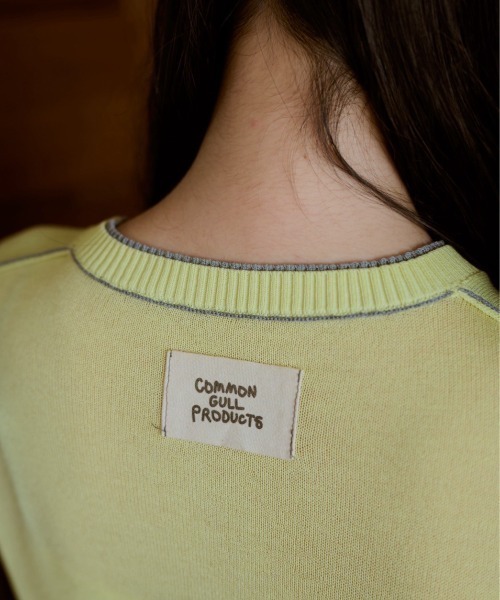 common gull products.（コモンガルプロダクツ）の「2つで1つのカーディガン晴天（カーディガン/ボレロ・レディース・イエロー系/ブラウン系/レッド系・SMALL/MEDIUM）」の12枚目の写真