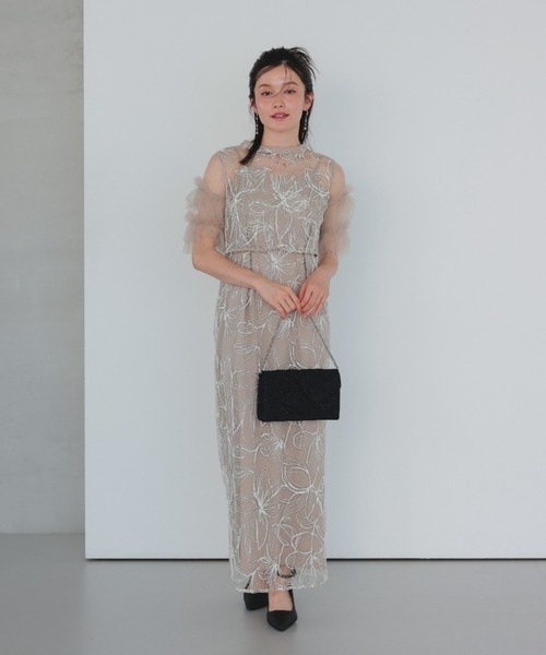 Dorry Doll(ドリードール)の「シャイニーマルチドレス(ドレス・レディース・ベージュ/チャコール/ブラック/ピンク・MEDIUM)」の13枚目の写真