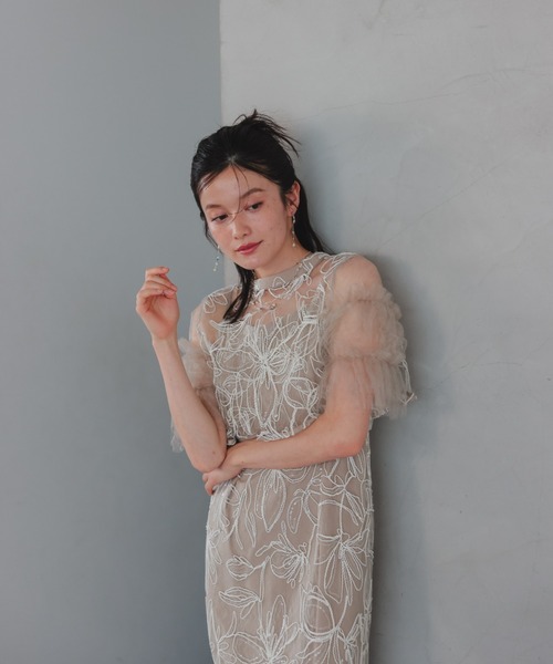 Dorry Doll(ドリードール)の「シャイニーマルチドレス(ドレス・レディース・ベージュ/チャコール/ブラック/ピンク・MEDIUM)」の18枚目の写真