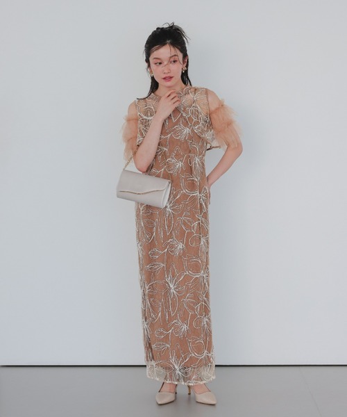 Dorry Doll(ドリードール)の「シャイニーマルチドレス(ドレス・レディース・ベージュ/チャコール/ブラック/ピンク・MEDIUM)」の22枚目の写真