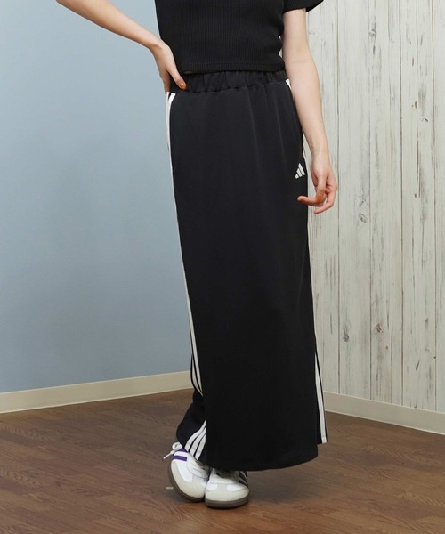 adidas/アディダス ロングスカート Iライン ジャージ素材 SW799