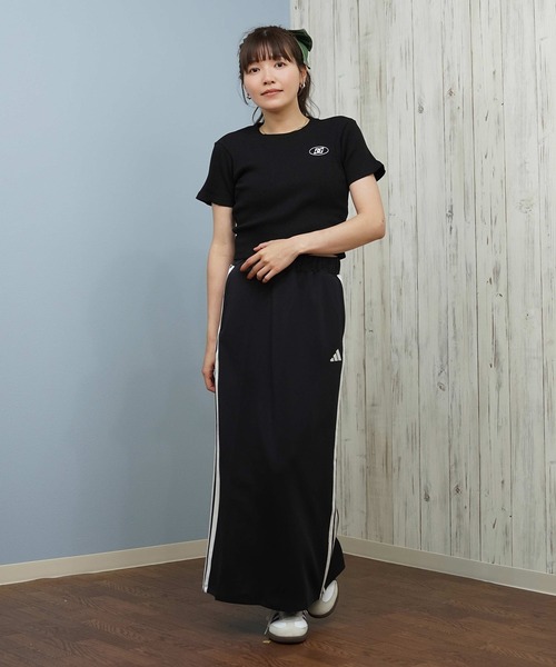 adidas/アディダス ロングスカート Iライン ジャージ素材 SW799