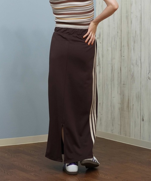 adidas/アディダス ロングスカート Iライン ジャージ素材 SW799