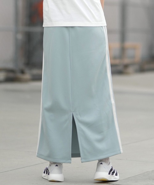 adidas(アディダス)の「adidas/アディダス ロングスカート Iライン ジャージ素材 SW799(スカート・レディース・ブラウン/ブラック/セージグリーン・M/L/S)」の16枚目の写真