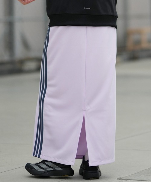 adidas(アディダス)の「adidas/アディダス ロングスカート Iライン ジャージ素材 SW799(スカート・レディース・ブラウン/ブラック/セージグリーン・M/L/S)」の22枚目の写真