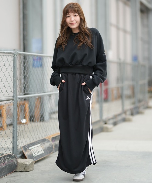 新品 アディダス セットアップ 長袖 もこもこ フリース ハイウエスト