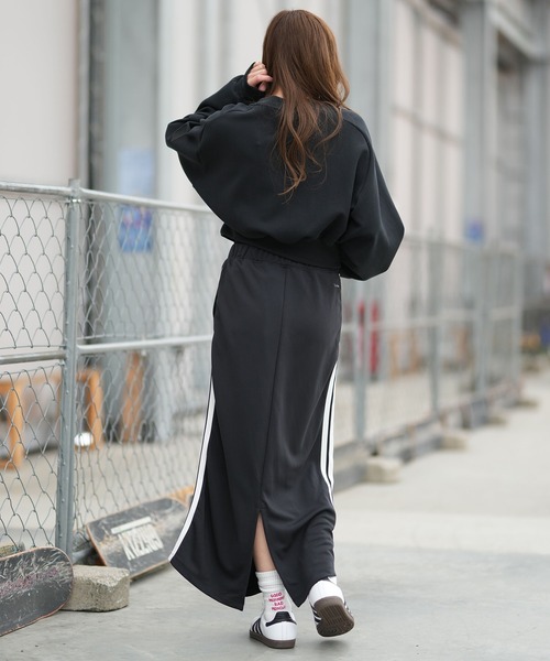 adidas/アディダス ロングスカート Iライン ジャージ素材 SW799