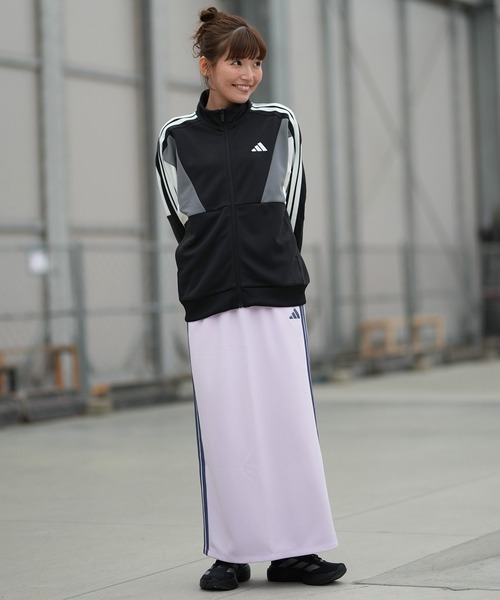 adidas/アディダス ロングスカート Iライン ジャージ素材 SW799