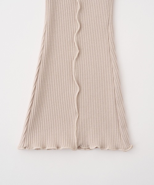 PUPPAPUPO（プッパプーポ）の「メロー フレア パンツ リブ（その他パンツ・キッズ・チャコール/ピンクベージュ/グレイッシュベージュ・70/80/90/100/110）」の13枚目の写真