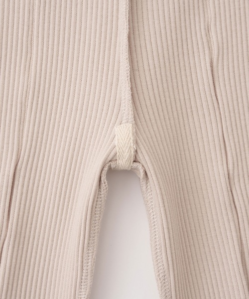 PUPPAPUPO（プッパプーポ）の「メロー フレア パンツ リブ（その他パンツ・キッズ・チャコール/ピンクベージュ/グレイッシュベージュ・70/80/90/100/110）」の6枚目の写真