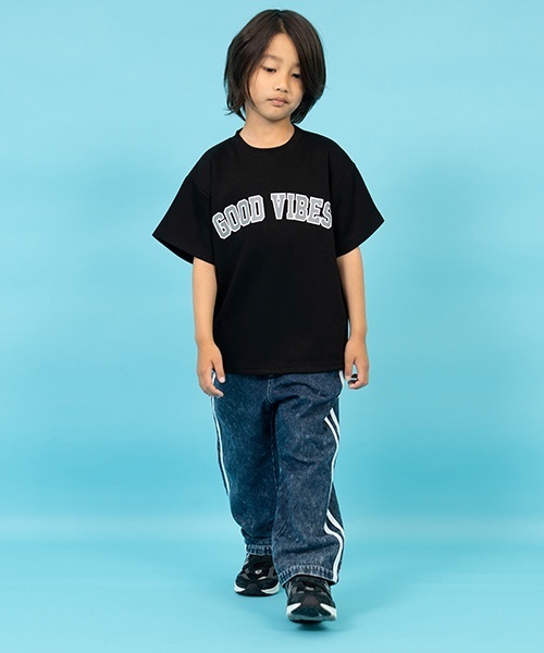 GLAZOS（グラソス）の「【SKIT0LY】デニムラインパンツ（デニムパンツ・キッズ・ライトブルー/ダークブルー・130cm/110cm/100cm/120cm）」の14枚目の写真