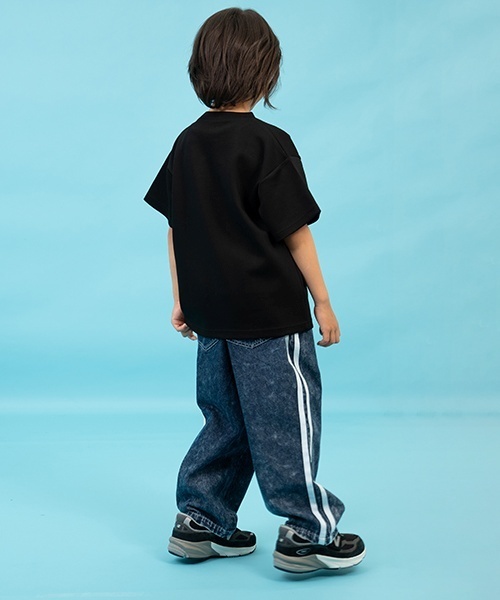 GLAZOS（グラソス）の「【SKIT0LY】デニムラインパンツ（デニムパンツ・キッズ・ライトブルー/ダークブルー・130cm/110cm/100cm/120cm）」の16枚目の写真