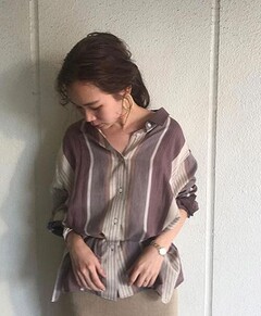 DAILY LIFE SCENERY SHEER TOP（Tシャツ/カットソー）｜Ameri